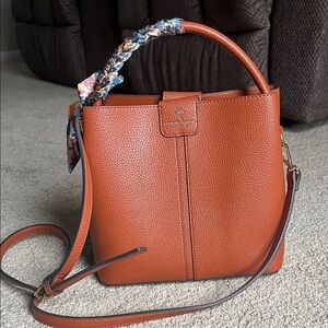Dark Orange Handbag